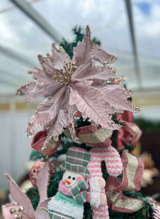 Kit Árvore de Natal Encanto Rosa