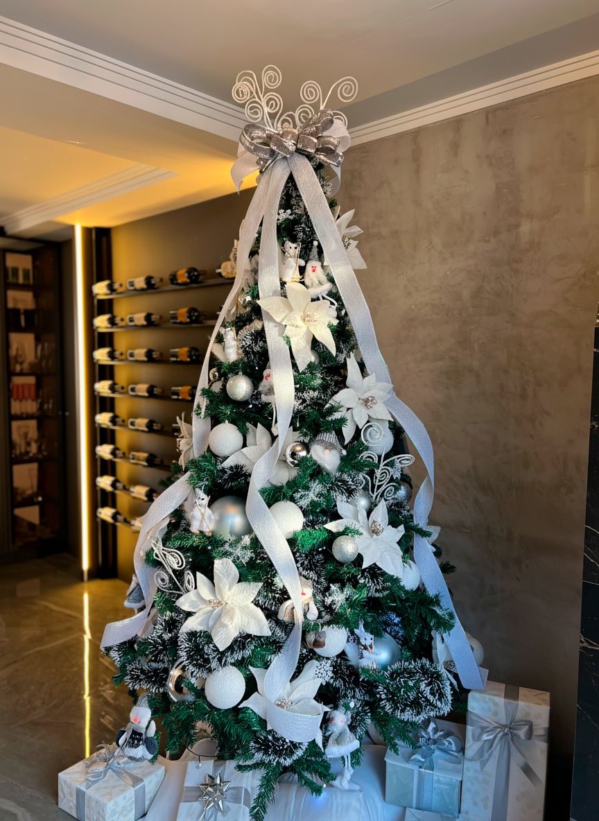 Kit Árvore de Natal Neve