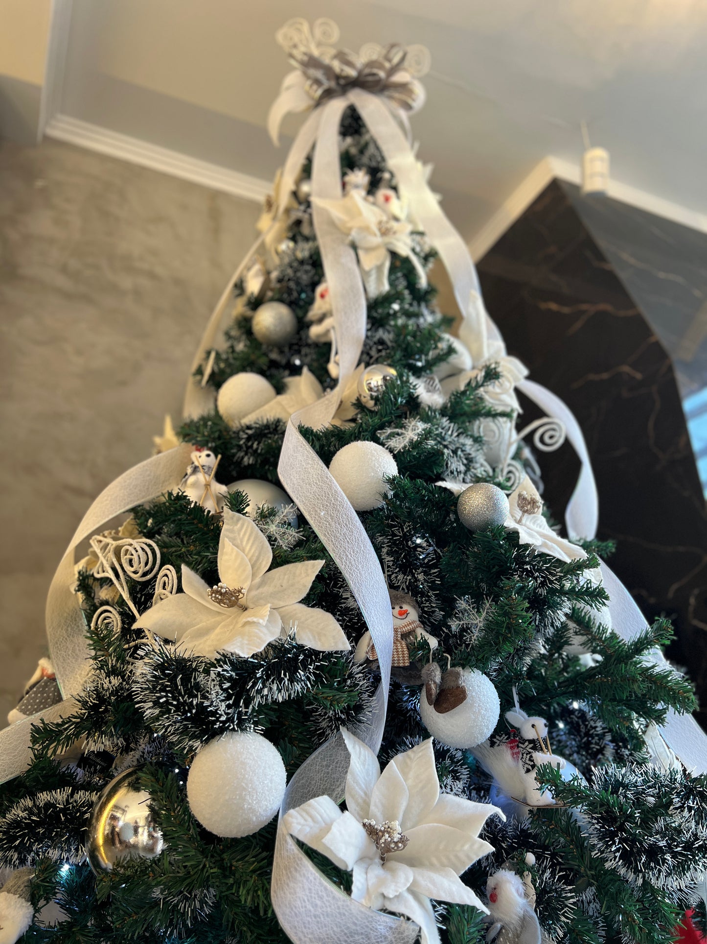 Kit Árvore de Natal Neve