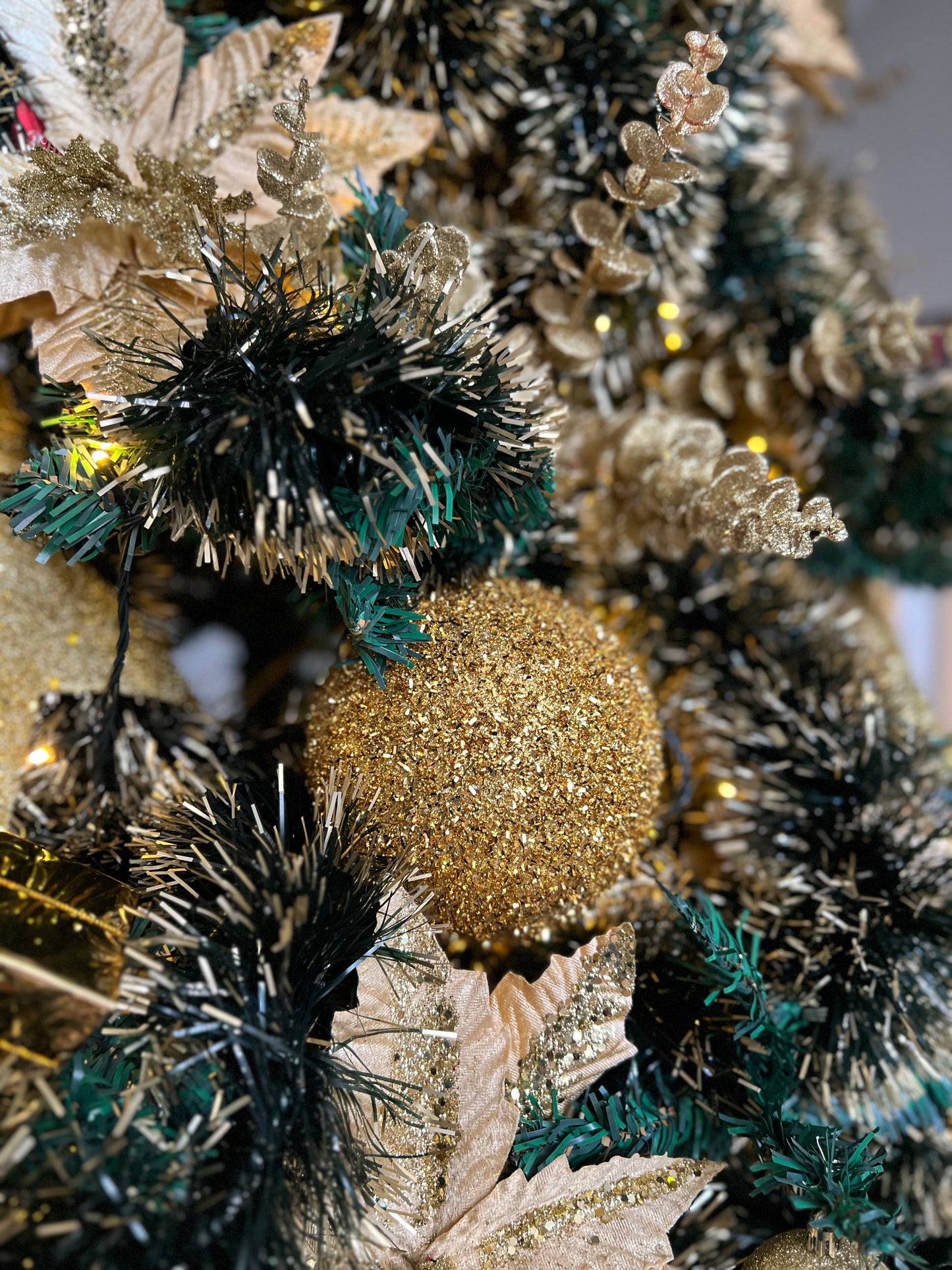 Kit Árvore de Natal Encanto Dourado