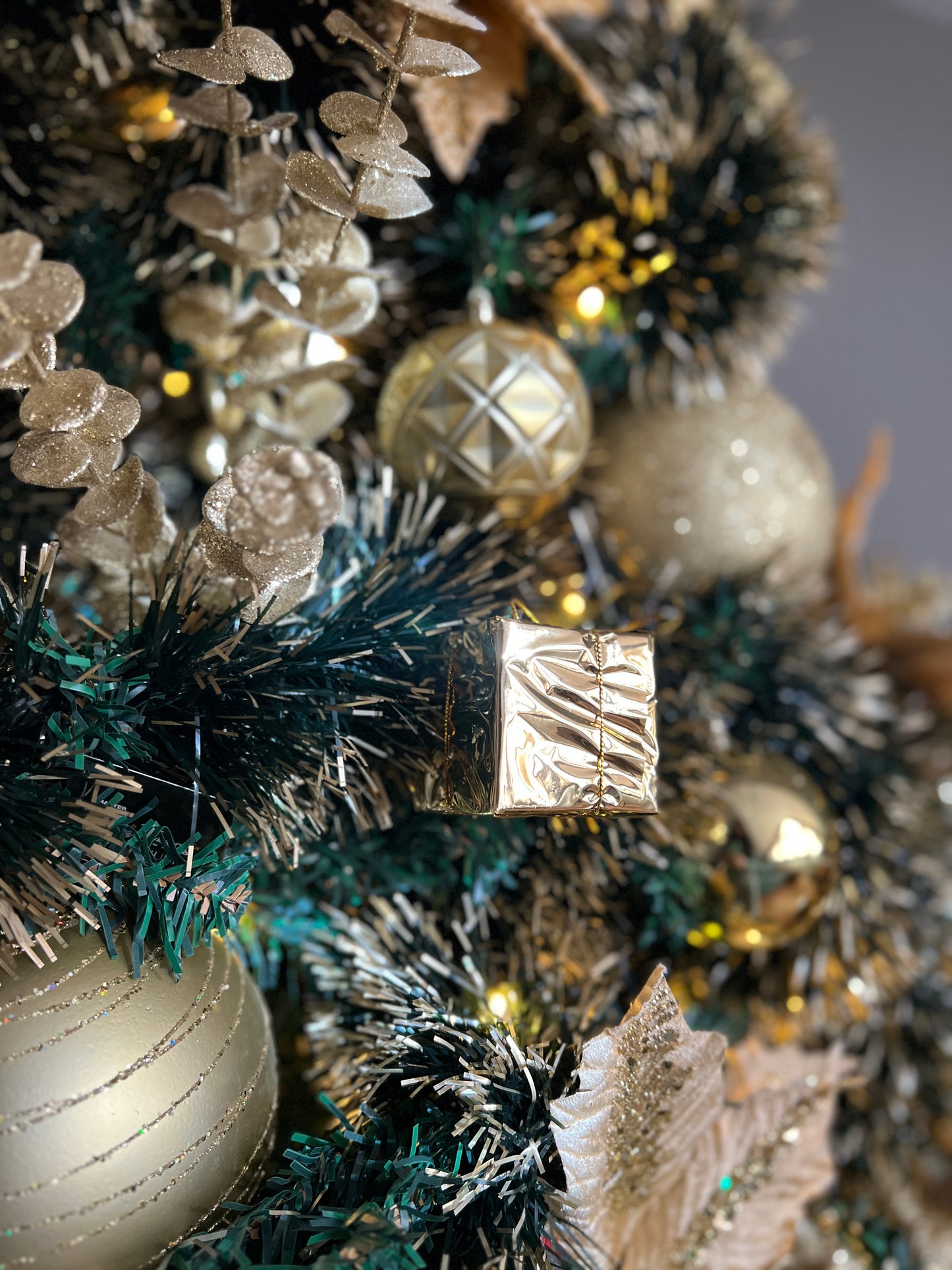 Kit Árvore de Natal Encanto Dourado